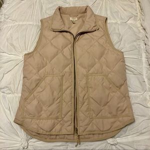 J. Crew Down Quilted Vest
